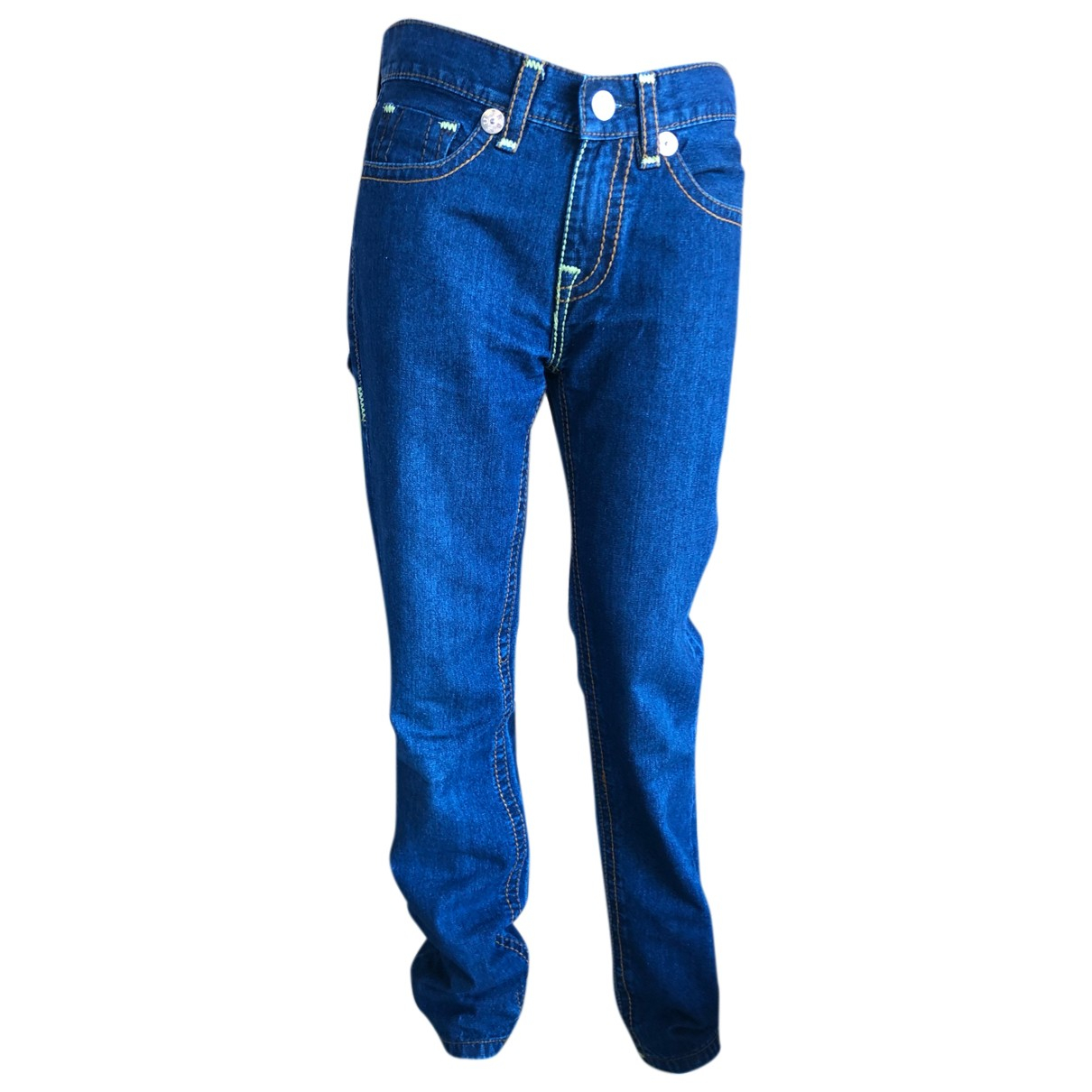 Straight jeans True Religion Blue size 